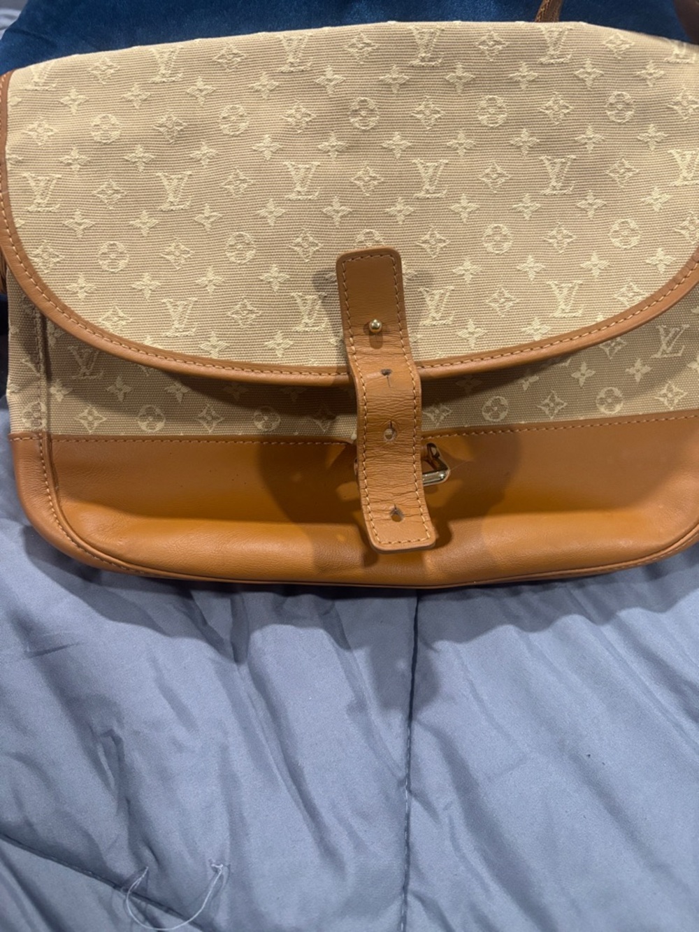 Louis Vuitton Beige Monogram Canvas Crossbody with Tan Leather Trim

BERANGER